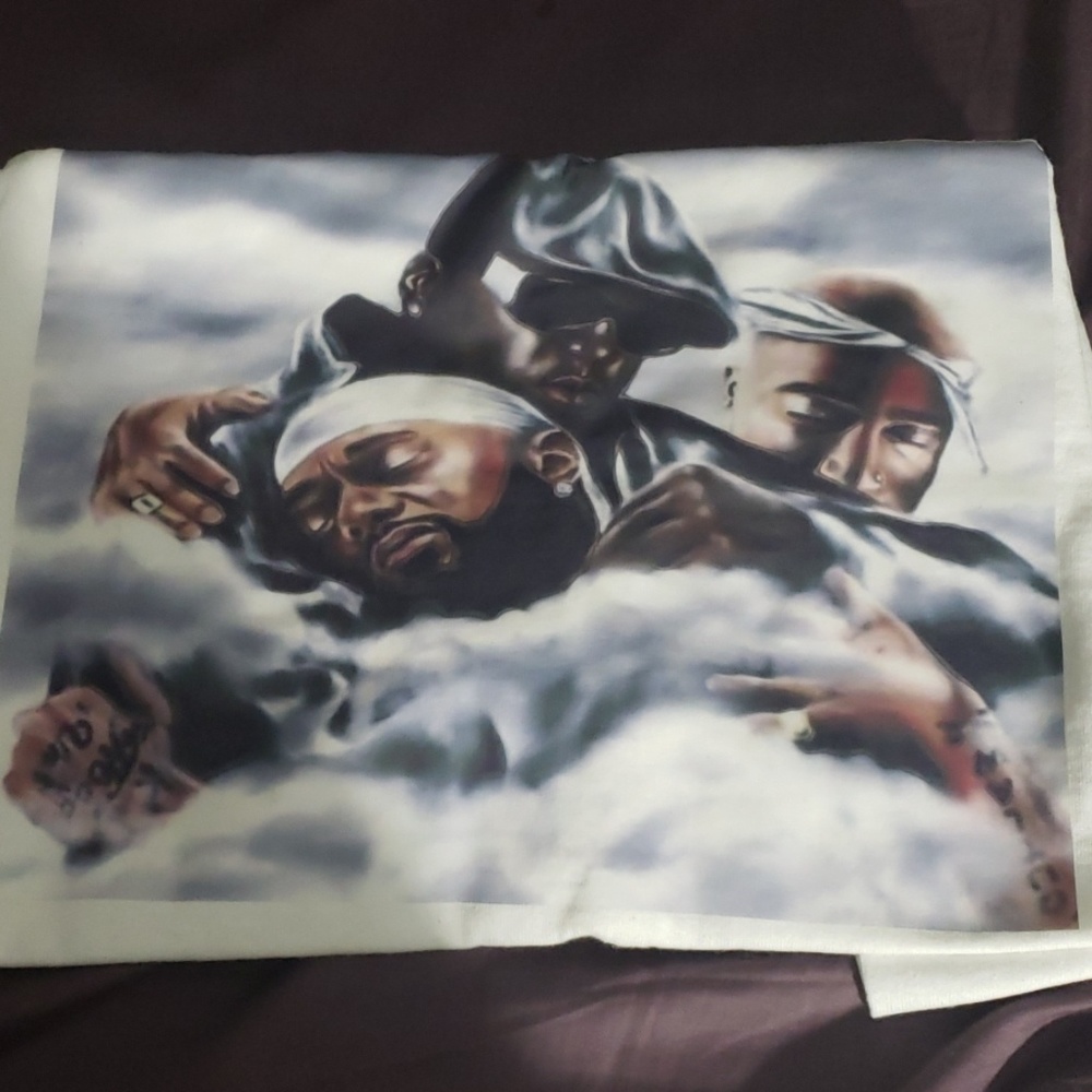 Tupac Biggie and Nipsey Medium custom Tee